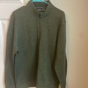 Under Armour Men's Olive Zip-Up Sweater